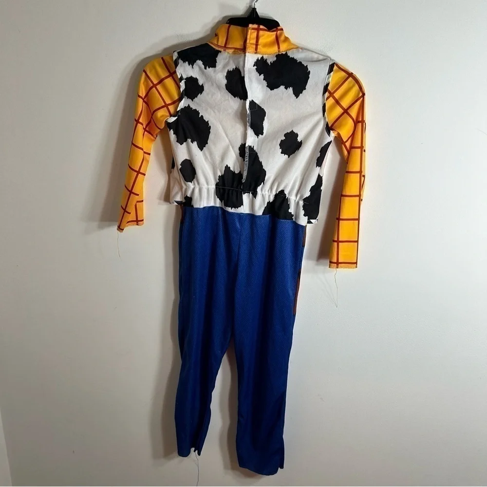 Disney Toy Story Woody Costume Bodysuit Sz 4-6 Boys Kids Halloween Union Suit - Picture 5 of 7